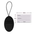 Vegan Leather Luggage Tags | https://www.bestnamebadges.com