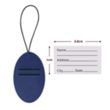 Vegan Leather Luggage Tags | https://www.bestnamebadges.com