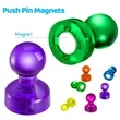 Strong Magnetic Push Pin Magnets  | https://www.bestnamebadges.com