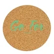 Environmentally friendly Absorbent Cork Coasters for Drinks | https://www.bestnamebadges.com