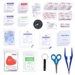 60pc First Aid Kit in Portable Traveling Bag | https://www.bestnamebadges.com