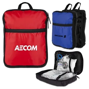 60pc First Aid Kit in Portable Traveling Bag