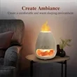 Salt Lamp Flame Aroma Diffuser | https://www.bestnamebadges.com