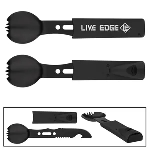 Outdoor Camping Tactical Multi-Tool Spork Knife | https://www.bestnamebadges.com