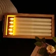 Flameless Ivory Taper Candles Flickering with 10-Key Remote | https://www.bestnamebadges.com