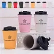 Portable Mini Wheat Straw Coffee Cup | https://www.bestnamebadges.com