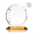 Gibralter Award - Amber | https://www.bestnamebadges.com