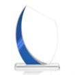 Wadebridge Award - Blue | https://www.bestnamebadges.com