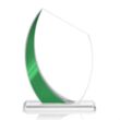 Wadebridge VividPrint™ Award - Green | https://www.bestnamebadges.com