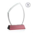Daltry Award on Newhaven Base - Red | https://www.bestnamebadges.com