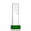 Rushmore Award on Base - Green | https://www.bestnamebadges.com