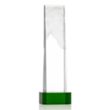 Rushmore Award on Base - Green | https://www.bestnamebadges.com