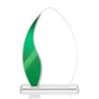 Sherborne VividPrint™ Award - Green | https://www.bestnamebadges.com