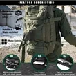 3 In 1 Tactical Military Backpack Travel Duffle Bag | https://www.bestnamebadges.com