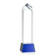 Clarington Award on Base - Blue | https://www.bestnamebadges.com