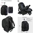 Multifunctional Waterproof Laptop Trolley Backpack | https://www.bestnamebadges.com
