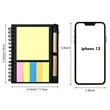 Notebook With Pen In Holder And Sticky Notes | https://www.bestnamebadges.com