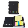 Notebook With Pen In Holder And Sticky Notes | https://www.bestnamebadges.com