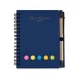 Notebook With Pen In Holder And Sticky Notes | https://www.bestnamebadges.com