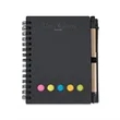 Notebook With Pen In Holder And Sticky Notes | https://www.bestnamebadges.com