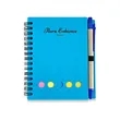 Notebook With Pen In Holder And Sticky Notes | https://www.bestnamebadges.com