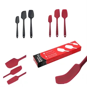 3 Pcs Premium Silicone Spatula Set