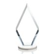 Cancun VividPrint™ Award - White | https://www.bestnamebadges.com