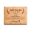 Bamboo Engraved Plaque | https://www.bestnamebadges.com