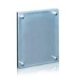 Kingston Plaque - Metallic Silver | https://www.bestnamebadges.com
