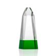Radiant Obelisk Award - Green | https://www.bestnamebadges.com