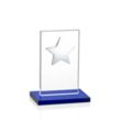 Dallas Star Award - Blue/Silver | https://www.bestnamebadges.com