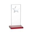 Dallas Star Award - Red/Silver | https://www.bestnamebadges.com