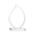 Nestor Flame Award - Clear | https://www.bestnamebadges.com