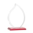 Nestor Flame VividPrint™ Award - Red | https://www.bestnamebadges.com