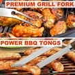21pcs Extra Thick Stainless Steel Grill Tool Set | https://www.bestnamebadges.com