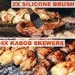 21pcs Extra Thick Stainless Steel Grill Tool Set | https://www.bestnamebadges.com