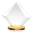 Teston Award - Amber | https://www.bestnamebadges.com