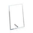 Windsor Rectangle Vertical Award - Chrome | https://www.bestnamebadges.com