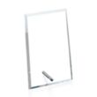 Windsor Rectangle Vertical Award - Chrome | https://www.bestnamebadges.com