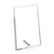 Windsor Rectangle Vertical Award - Chrome | https://www.bestnamebadges.com