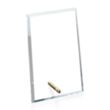 Windsor Rectangle Vertical Award - Gold | https://www.bestnamebadges.com