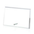 Windsor Rectangle Horizontal Award - Chrome | https://www.bestnamebadges.com
