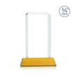 Dalton VividPrint™ Award on Newhaven - Amber | https://www.bestnamebadges.com