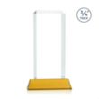 Dalton VividPrint™ Award on Newhaven - Amber | https://www.bestnamebadges.com