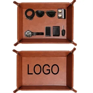 Best Dad PU Leather Tray