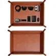 Best Dad PU Leather Tray | https://www.bestnamebadges.com