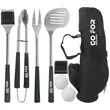 8PCS Golf-Club Style BBQ Tools Set | https://www.bestnamebadges.com