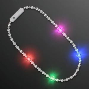 Novelty Pearl Beads Light Up Short Necklace