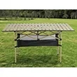 Folding Camping Table with Large Storage and Carry Bag | https://www.bestnamebadges.com