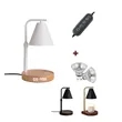 Dimmable Candle Lamp Warmer with Timer | https://www.bestnamebadges.com